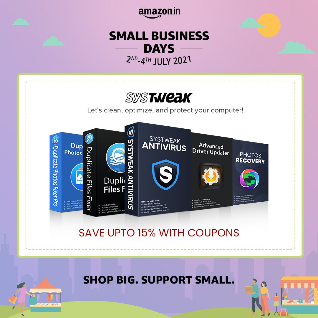 To achieve extraordinary success, we believe in producing high-quality software &amp; applications that are not only practical but also user-friendly for all kinds of users! 

amzn.to/365BOEO

<a href="/amazonIN/">Amazon India</a>

#AmazonSmallBusinessDays #SellersOfAmazon #ShopBigSupportSmall #Systweak