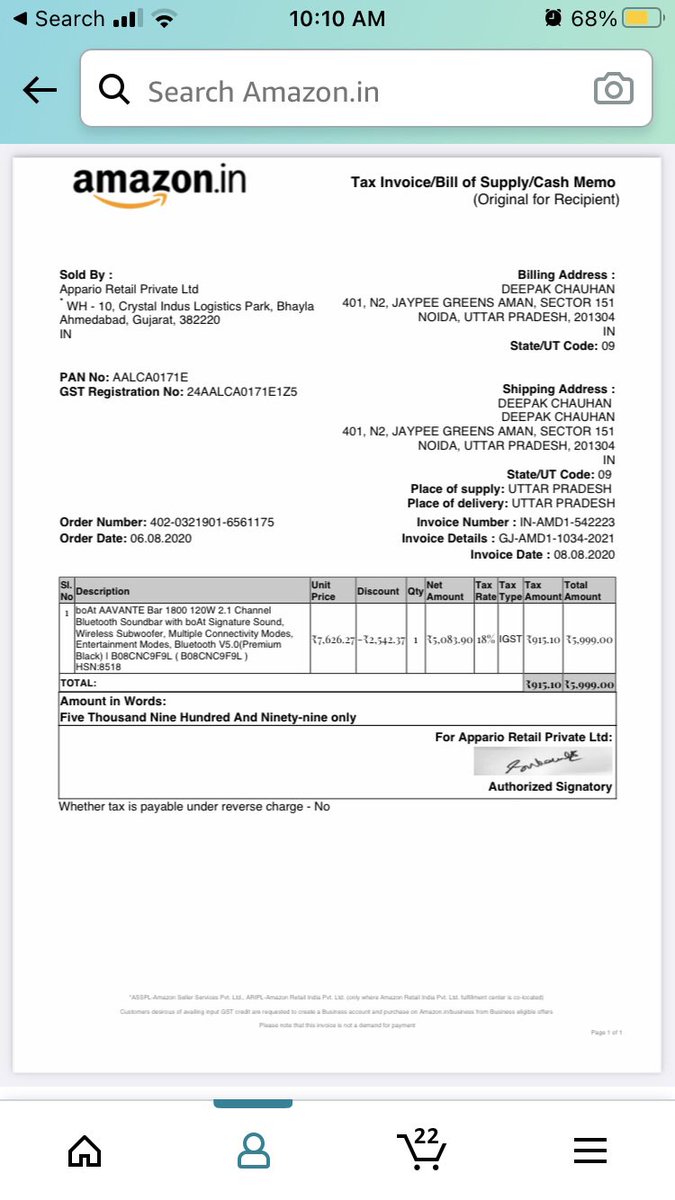 deepakworld07's tweet photo. @RockWithboAt - highly disappointed with service, facing issue within warranty period, however poor response - ticket number 2654998.
@amazonIN - please don’t sell such product. https://t.co/RPw6njGupH