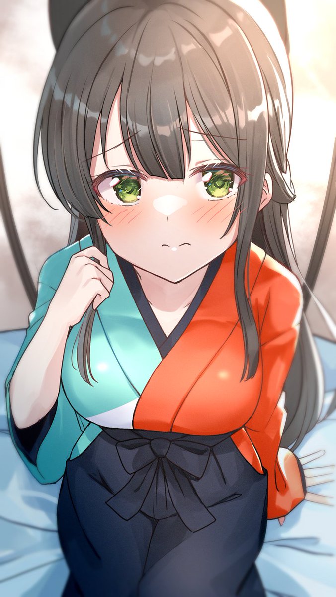 skebで巽紺ちゃん描きました~ かなり好きなキャラ、かわいい #うらら 最前線の うらら迷路帖 巽紺 等身大タペストリー キャラクターグッズ