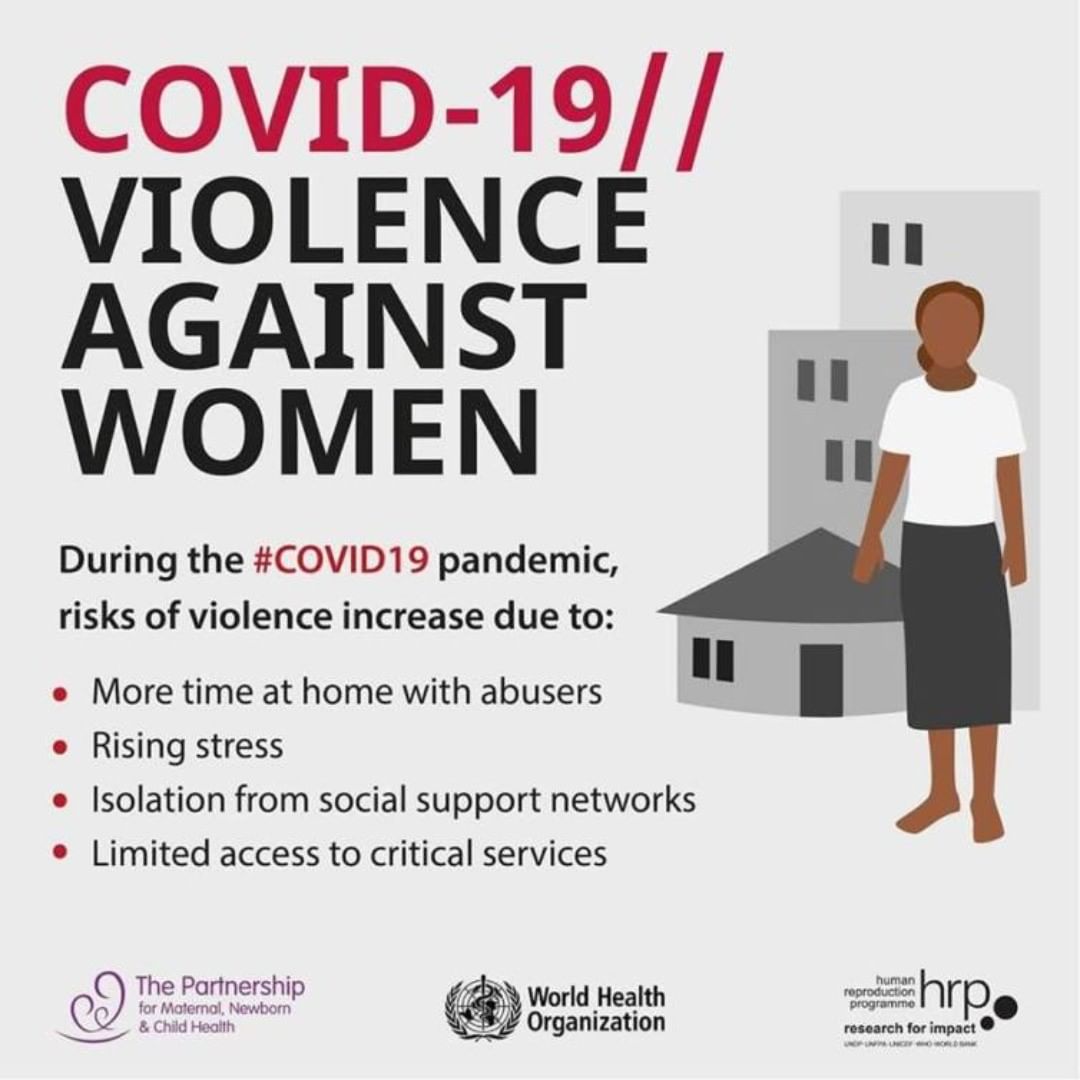 The COVID-19 Pandemic is amplifying the danger of #VAW. Women and children risk being trapped in abusive homes. Remember to check on your neighbors and extend support to women and children near you. #FeministResponse #PreventGBV #EndVAW