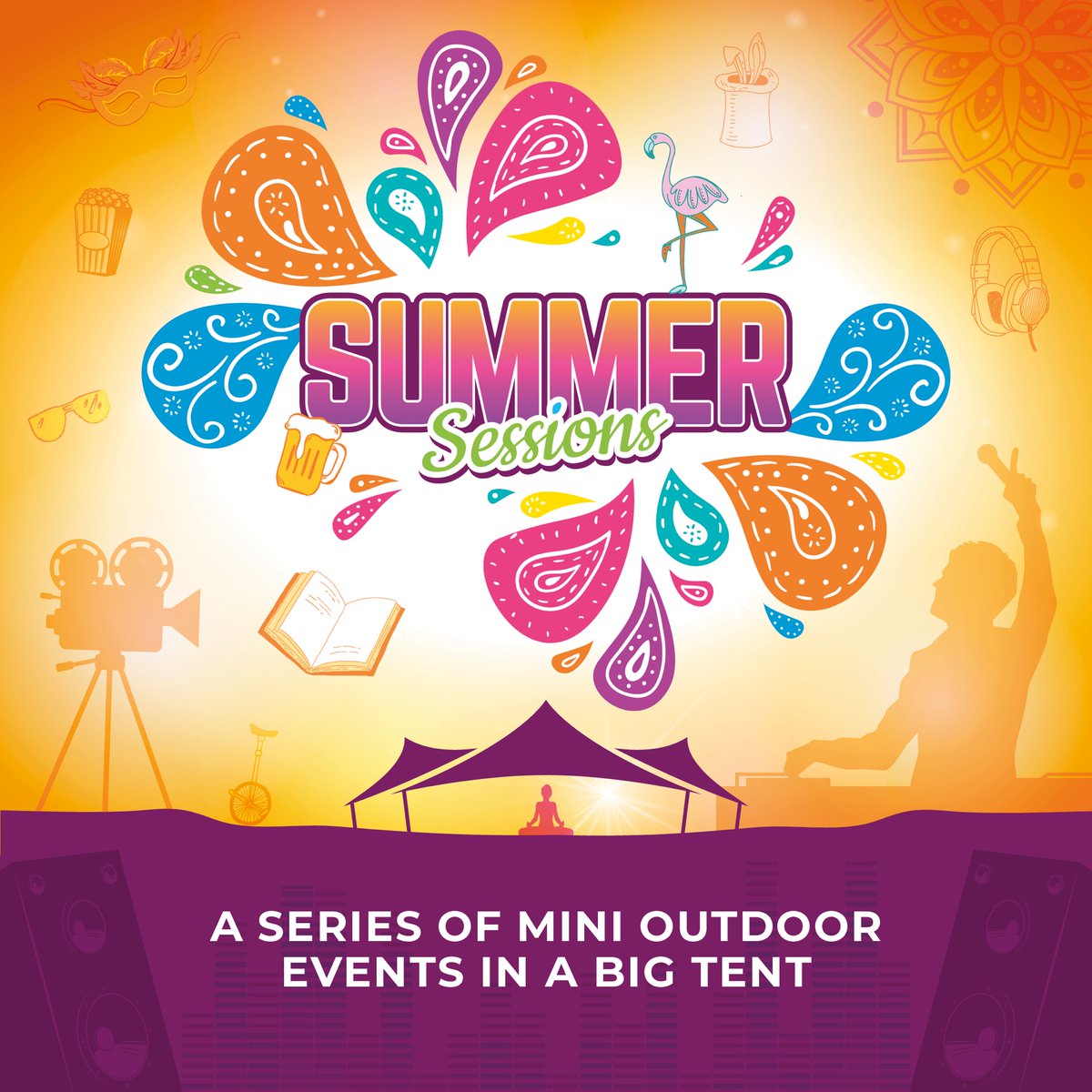 The Summer Sessions are now live for ticket sales!!! We have an amazing line up for you with DJs, Cinema, Family Festival and Well Being Weekend scheduled in. Check out thetentpeople.co.uk/summer-sessions