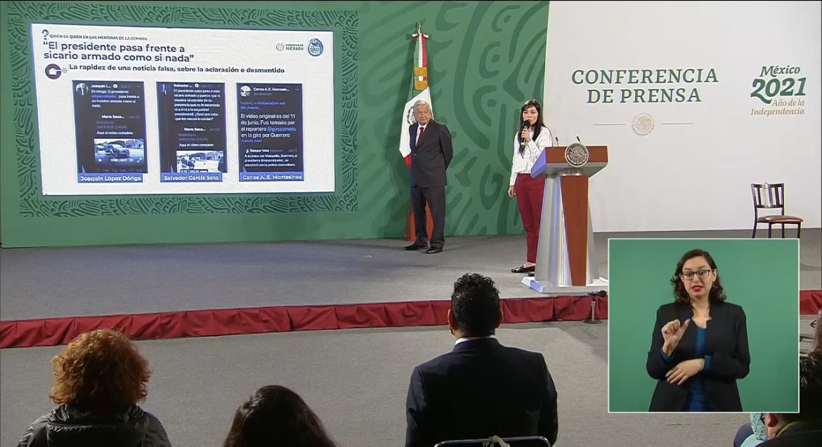 Ana Elizabeth  García Vilchis, ex coordinadora de contenidos web de <a href="/lajornadaonline/">La Jornada</a> es la ungida para el quién es quién en las mentiras de la semana 🦆. Qué bajeza de sección! 🤯