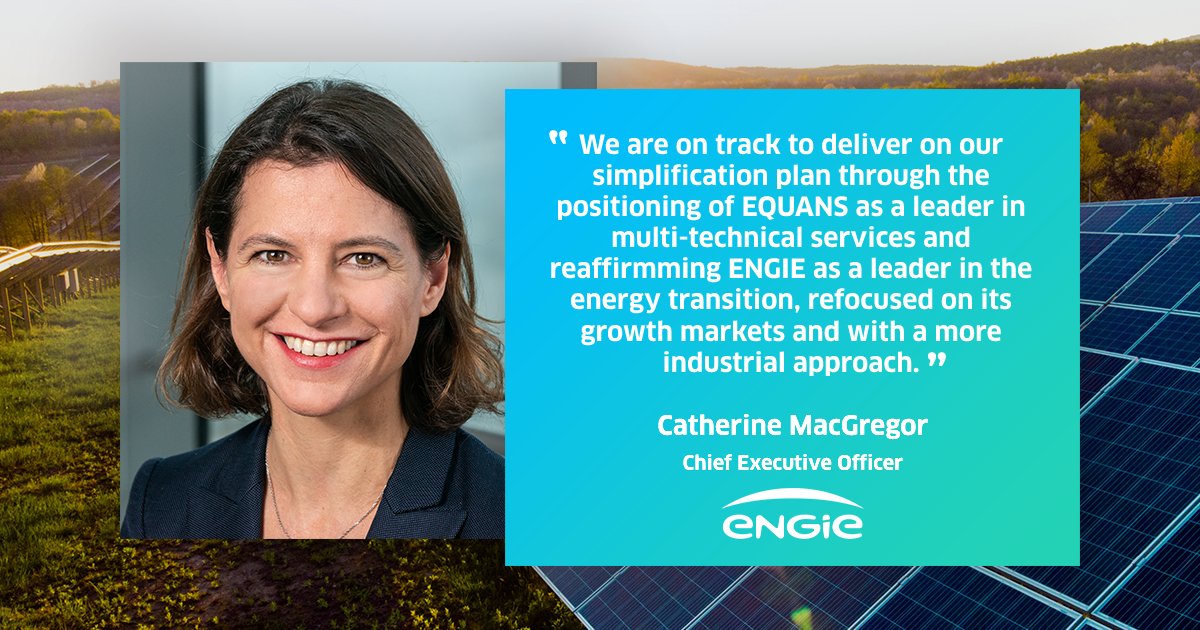 With the launch of <a href="/EQUANS_Official/">Equans</a> and ENGIE's refocusing, Group's new organisational structure is now established.
engie.com/en/journalists…
