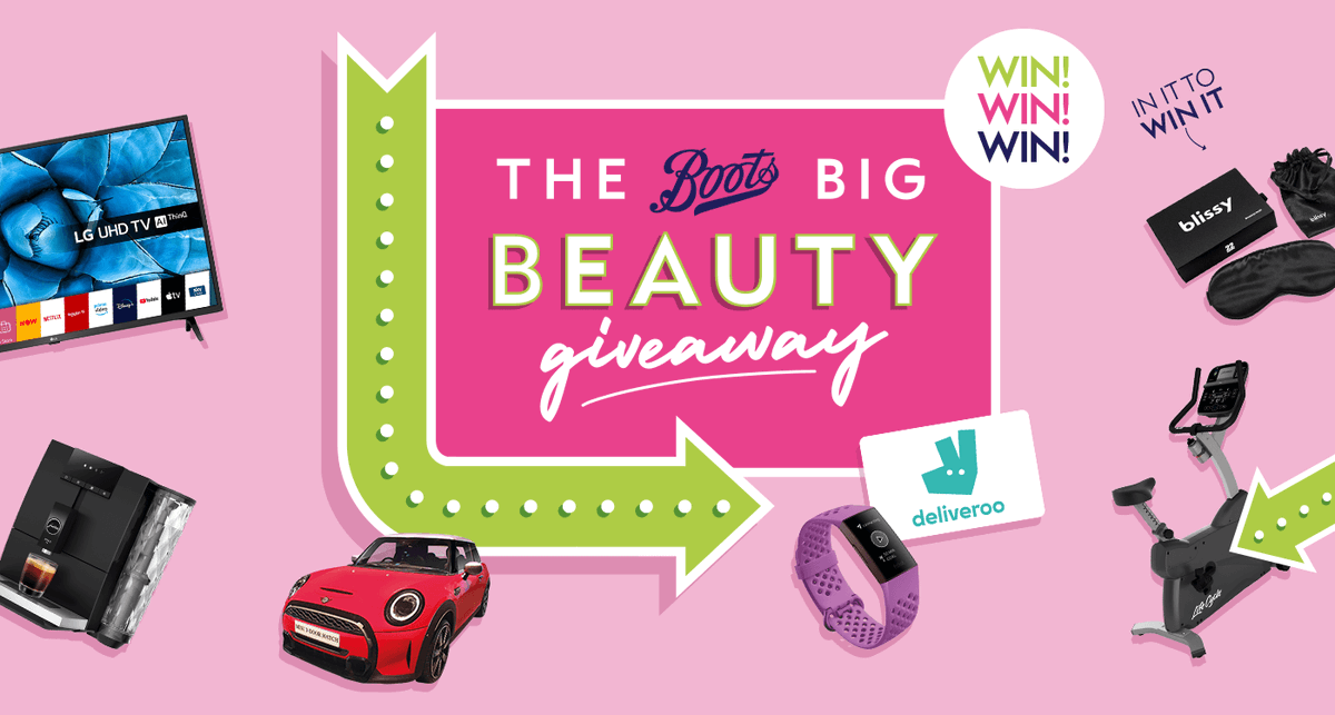 uk_vcg's tweet photo. Check out The Boots Big Beauty Giveaway!
https://t.co/sN420ZdElh
Consumers spending £20 on cosmetics in Boots will win a guaranteed reward; with 1 in 3 winning a prize worth £40 or more!  
Don’t hesitate to get in touch: mark@vcgpromorisk.com
#promotions #Boots #BigBeautyGiveaway https://t.co/wAIQKxDU3N