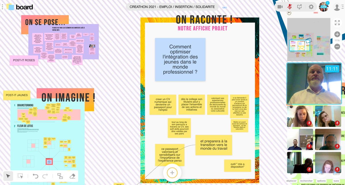 Des rencontres &amp; idées partagées aujourd’hui av le Créathon organisé par <a href="/GrandArras/">Com. Urbaine Arras</a> ! Le défi : optimiser l’intégration des jeunes dans le monde professionnel. L’idée : la JobBox, un espace numérique alimenté librement par les étudiants et qui facilite leur insertion.