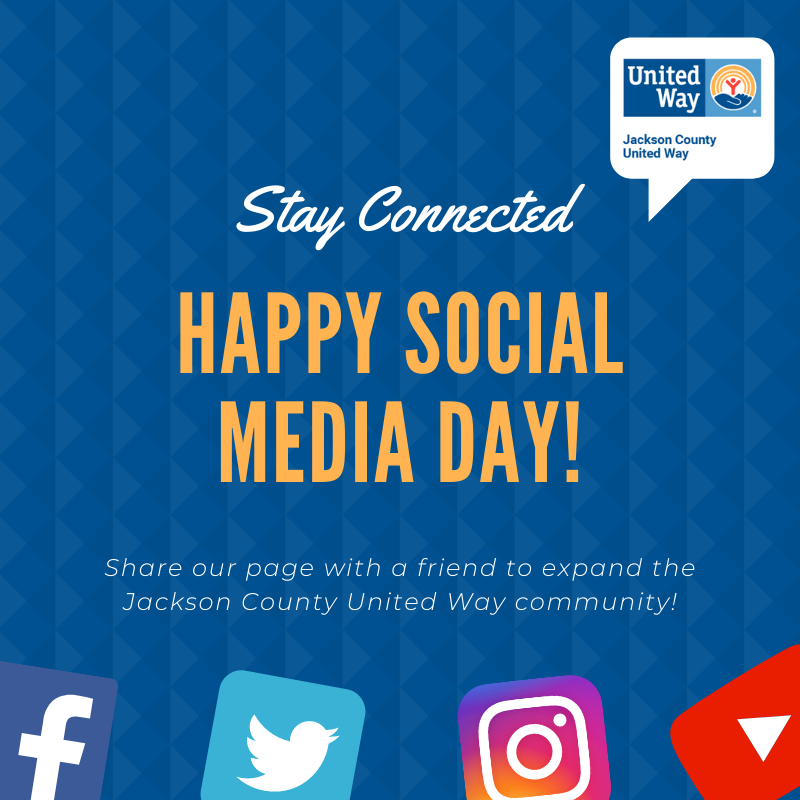 myJACSY's tweet photo. Today is Social Media Day! Join us in celebrating by sharing our page and expanding the JCUW Community.📱🤳
 #LiveUnited

Follow our other pages below!
➡️Facebook: https://t.co/5BnQmReOwP
➡️Instagram:
https://t.co/pfv2ey1wWj
➡️YouTube:
https://t.co/vZjUaUW6BF https://t.co/YAT9VaVoVJ