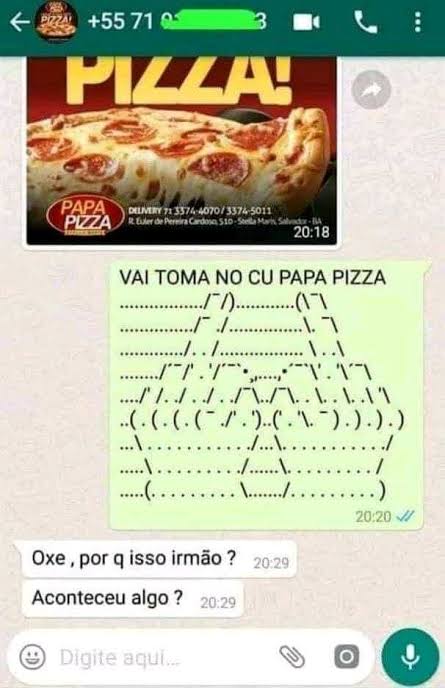 Com essa chuvinha🌧️🌧️🌧️nada melhor - Papa Pizza Delivery