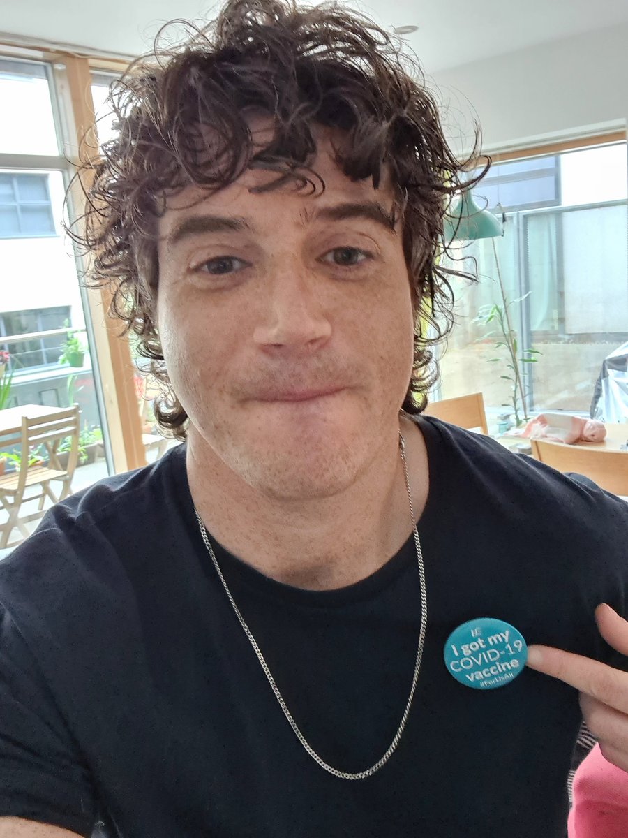 I got the first vaccination for everyone we love ❤️😊
Thanks <a href="/HSELive/">HSE Ireland</a> 
#vaccinated