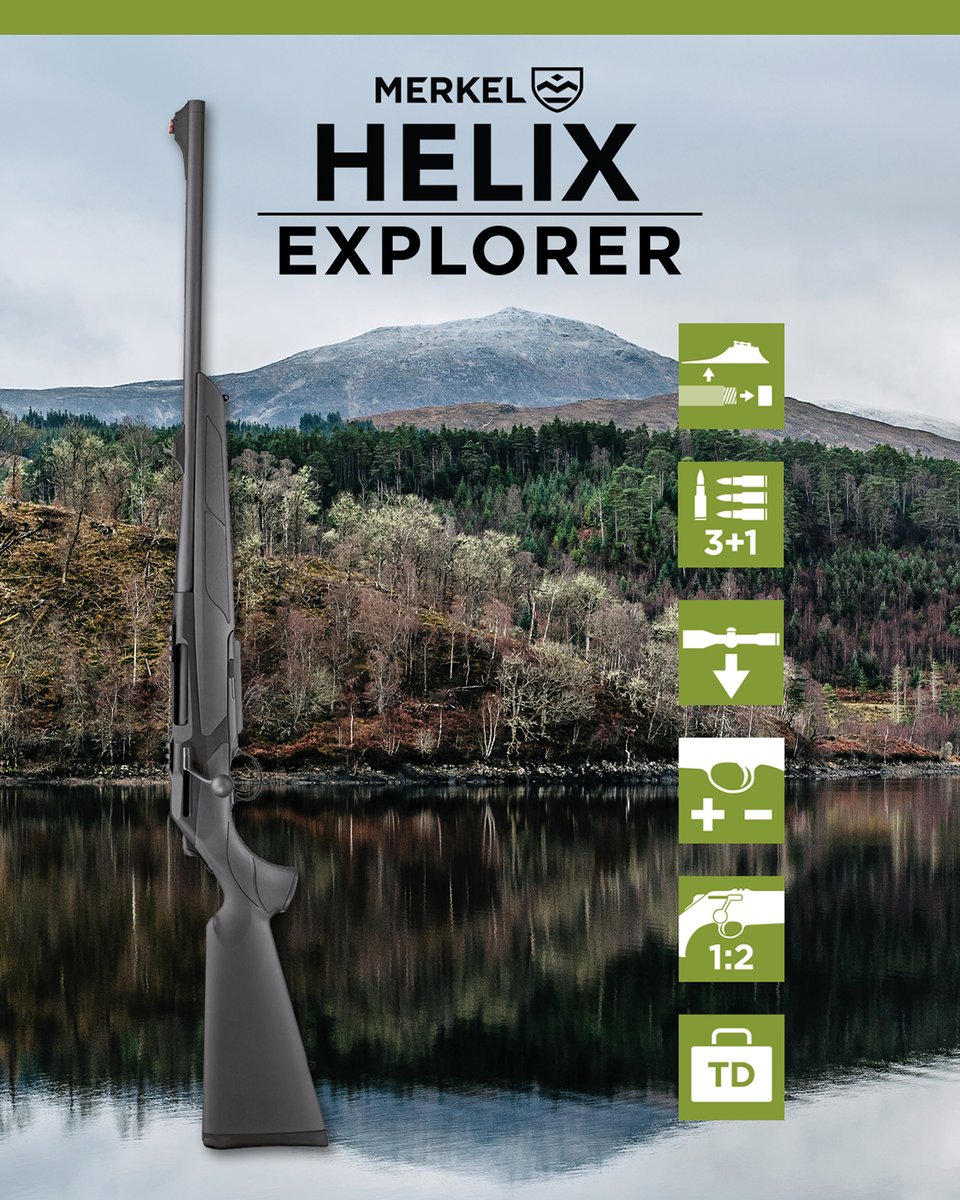 VikingArmsLtd's tweet photo. Why is the #MerkelHelix Explorer the best gun for deer hunting? Our resident gun geek Phil Price explains.
Read our latest blog: https://t.co/zo0NDr7KUP
#MerkelHunting #MerkelHELIX #StraightPullRifle #Shooting #Hunting #DeerStalking #VIKING https://t.co/4YqDF5kYv6