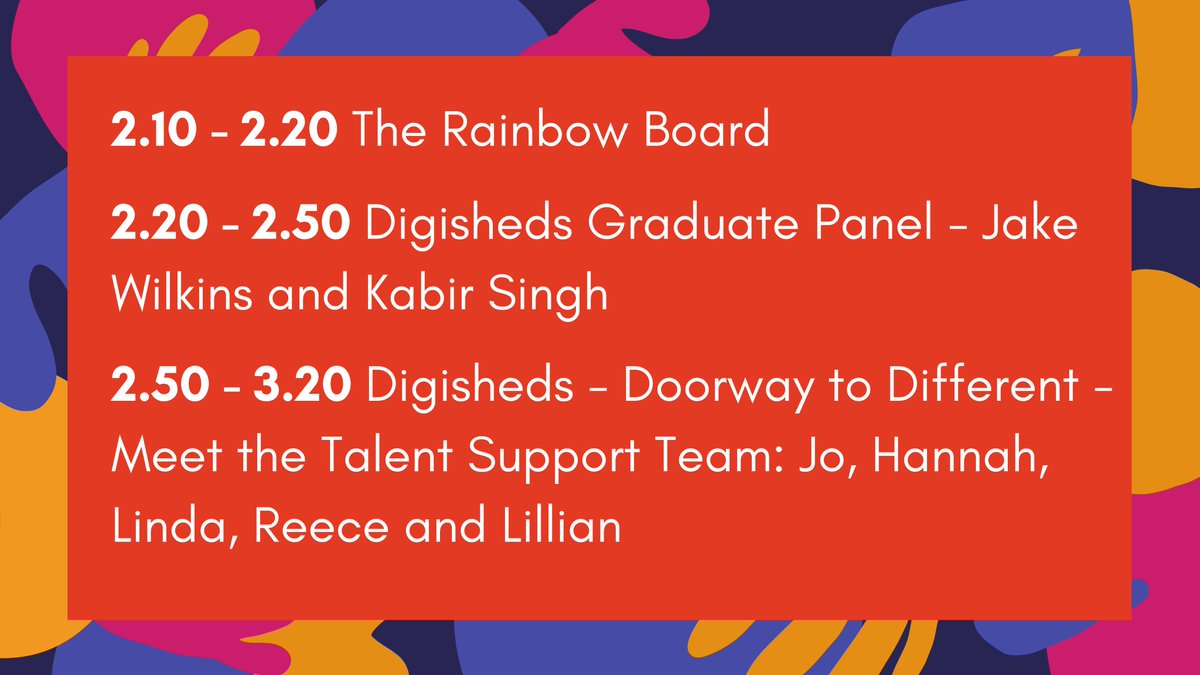 LifeWorksFest's tweet image. Find out more about @DigishedsSmart with our panel of graduates hosted by @mahonmediauk, plus meet the shiny new Talent Support Team at #DigishedsSouthampton!