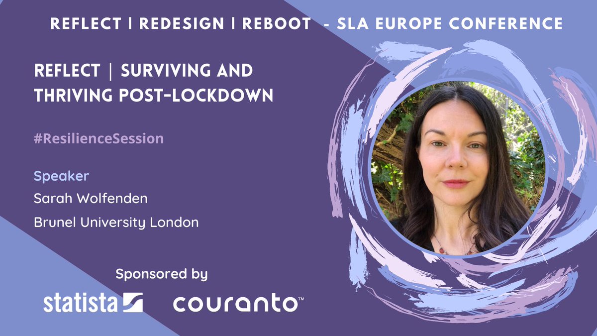 slaeurope's tweet image. Our first session for Day One of our #2021SLAEuropeConference is with @SarahWolfenden.

Sarah will be sharing coaching techniques, including her personal experience, on what worked (and what didn&apos;t work) to be more resilient.

#ReflectRedesignReboot #ResilienceSession