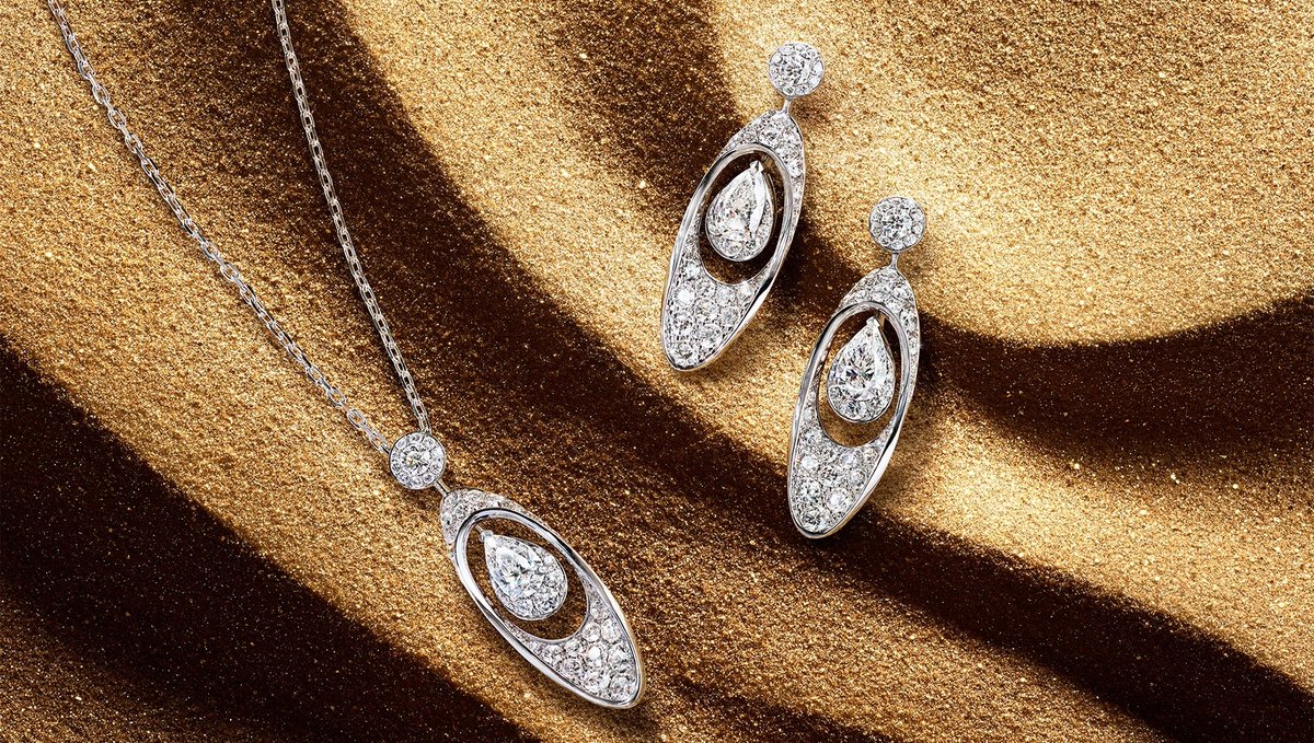The new <a href="/GraffDiamonds/">graffdiamonds</a> Tribal Collection – featuring these #GraffGateway white gold and diamond earrings and pendant – has been just one of the items on our June #wishlist. Explore the full rundown here – l8r.it/cObw