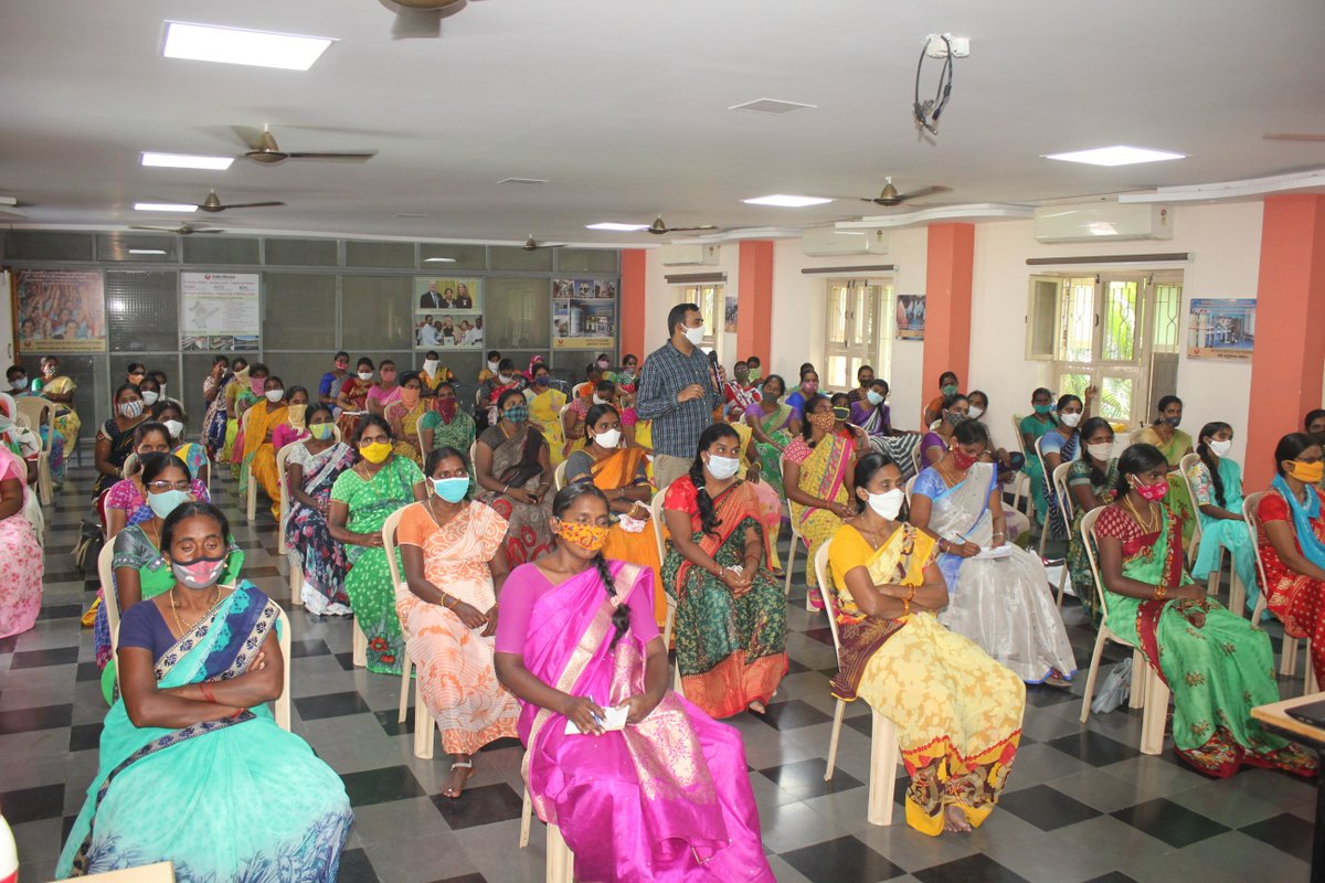 balavikasa_ngo's tweet photo. About 100 #youngwidows from across rural #Telangana participated in a Personality Development and #Communication Skills #training held at our #PDTC campus with the support @ManosUnidasONGD, Spain, today.
#womenempowerment #TrainingandDevelopment https://t.co/ZigScduncE