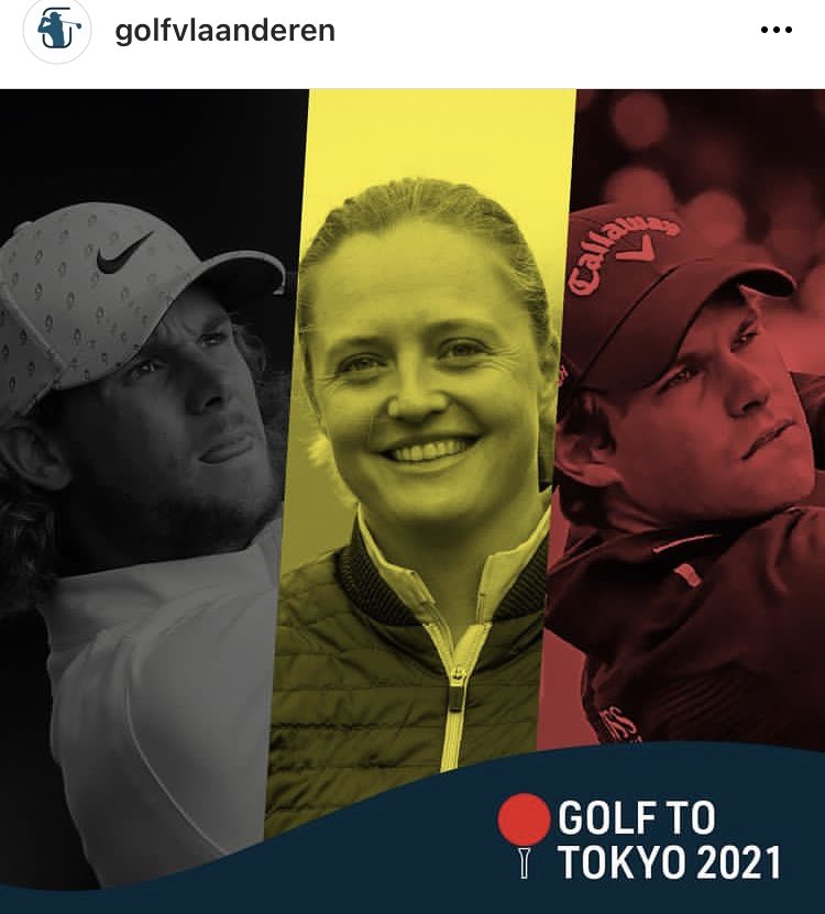 golfvlaanderen's tweet photo. De Olympische #BEgolf ploeg is officieel! Thomas Pieters, Thomas Detry en Manon De Roey zullen in Tokyo strijden voor de medailles. GV is supertrots op haar 3 alumni van de GV Topsportschool. Proficiat en wij gaan supporteren met een leuke actie.... later meer. #golftotokyo https://t.co/6A6yuUfVOy