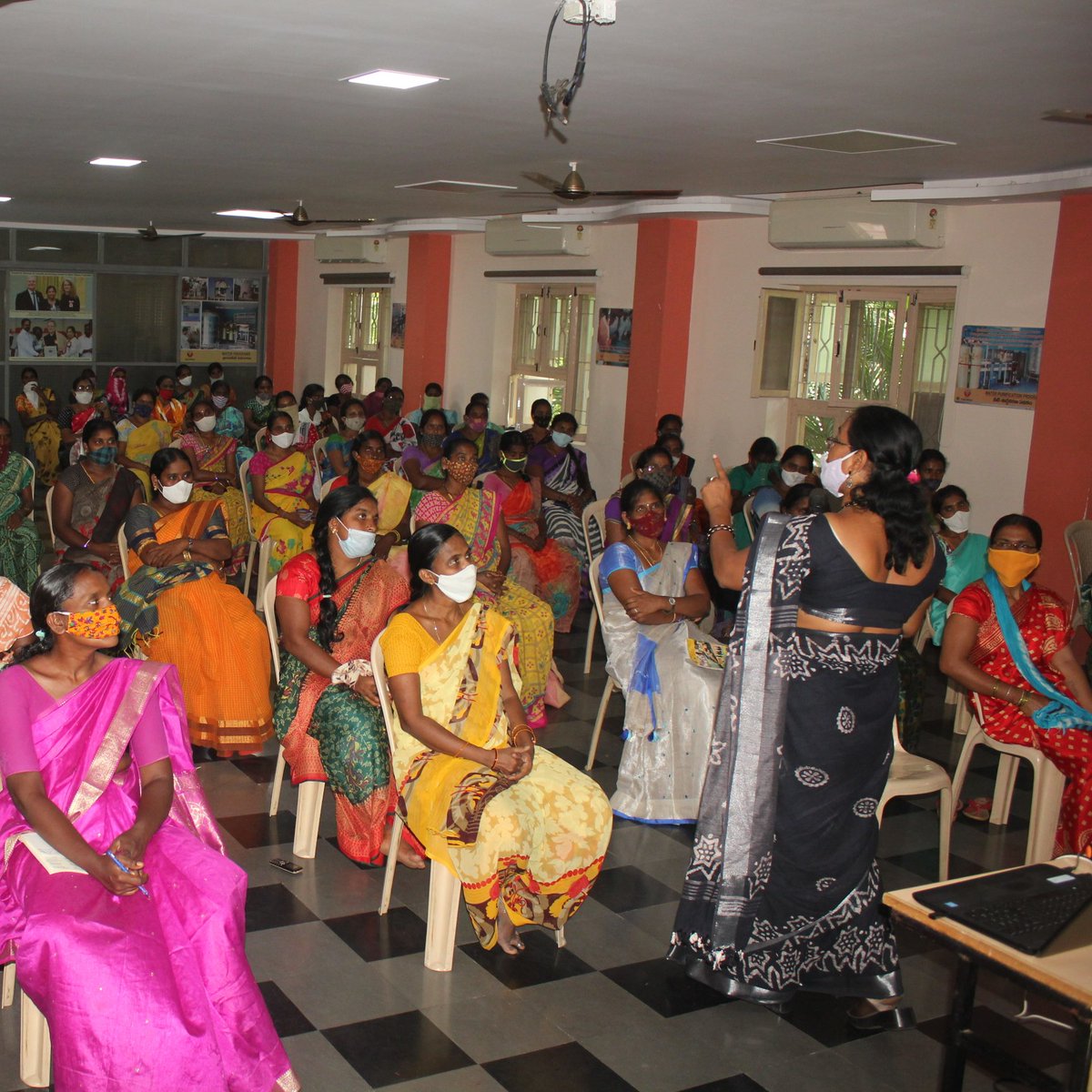 balavikasa_ngo's tweet photo. About 100 #youngwidows from across rural #Telangana participated in a Personality Development and #Communication Skills #training held at our #PDTC campus with the support @ManosUnidasONGD, Spain, today.
#womenempowerment #TrainingandDevelopment https://t.co/ZigScduncE