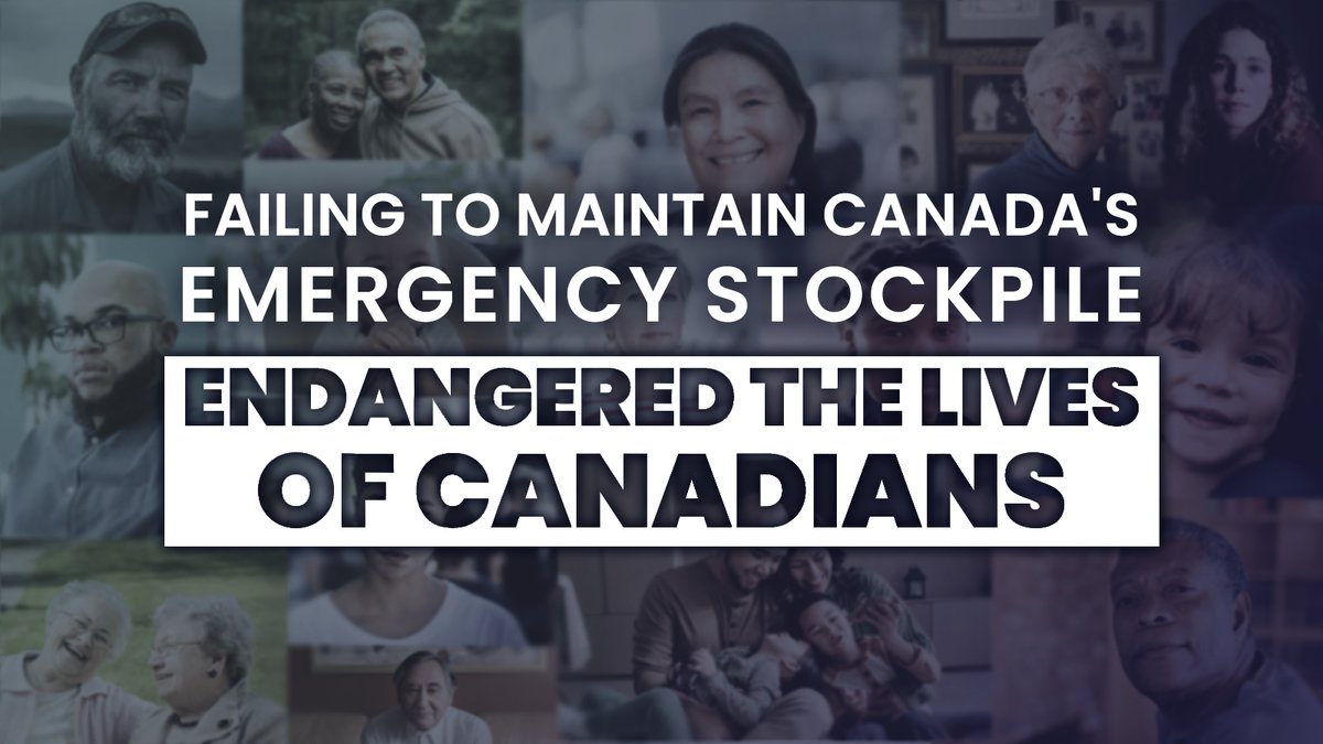 erinotoole's tweet photo. Ensuring that Canada’s National Emergency Stockpile System has the supplies we need to be prepared at all times - for any future threats - is one way Conservatives will secure your future. https://t.co/EU2HrtDekw