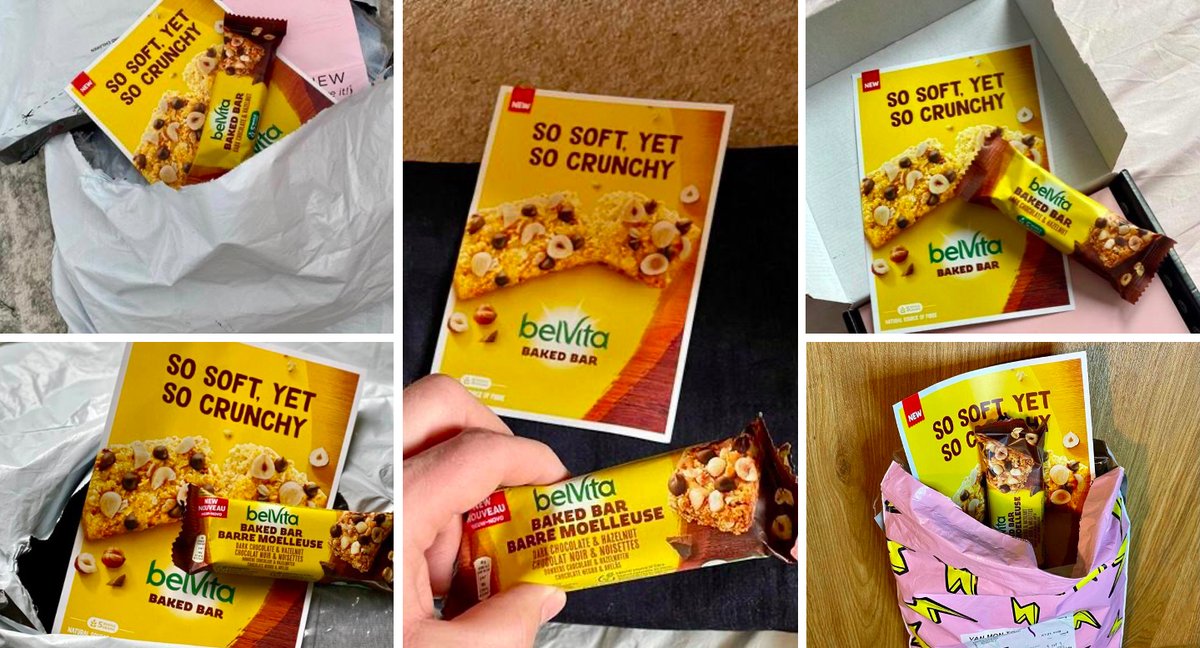 ConferoM's tweet photo. Customers shopping online across a range of Confero’s retailer networks have been receiving a delightful full size sample of the new Belvita Dark Chocolate and Hazelnut Baked Bars with their online shopping parcels! Contact us now for more info #Belvita #sample #fashion #Retail https://t.co/i21K4H5e6v