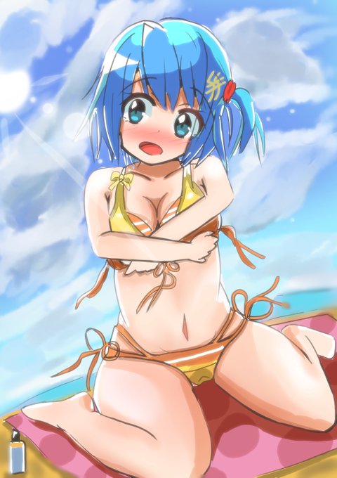 #まどか10周年お祝い
10周年おめでとうござういます!!
水着さやかちゃん!セーフですよね(;^_^A 