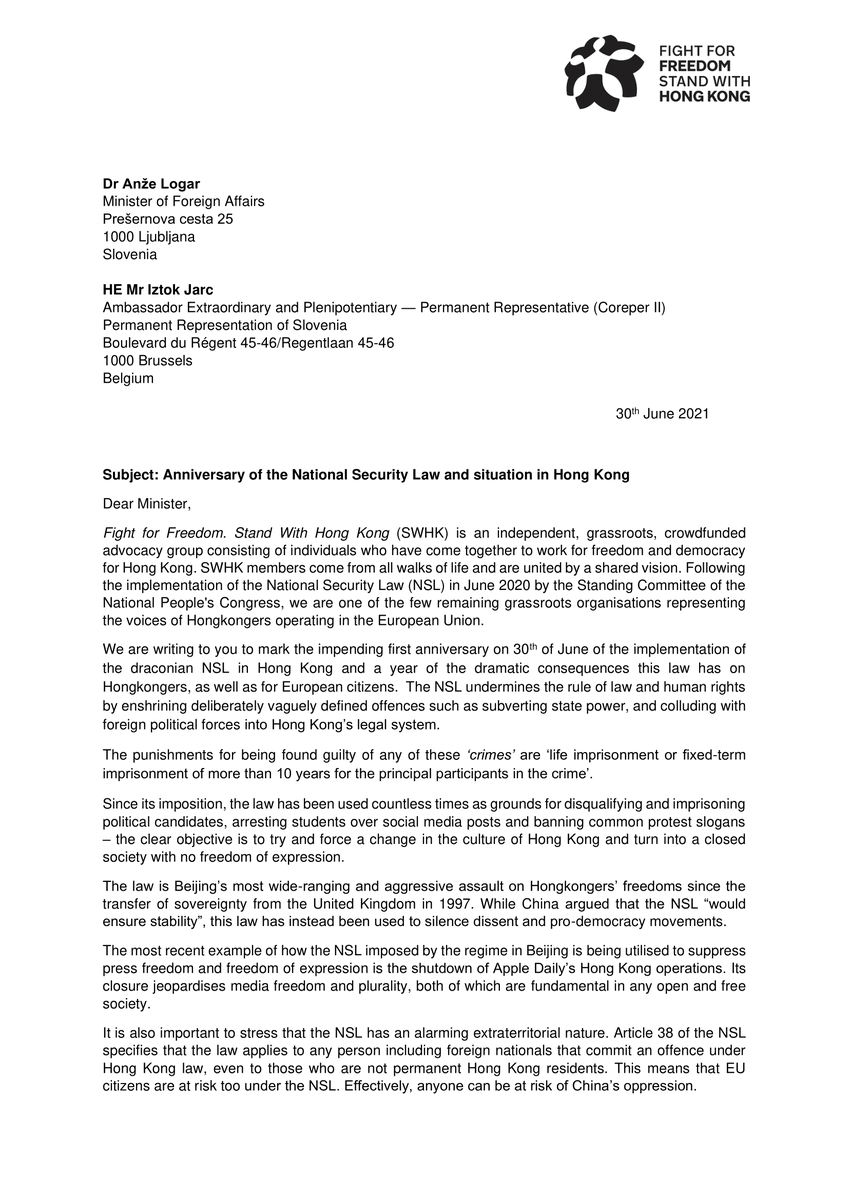 EnginEroglu_FW's tweet photo. 🇭🇰 With the 1 year mark of the #NationalSecurityLaw in HongKong, now more than ever it's time to take action. Since the law was imposed, #HongKong'ers fear arrest for actions many in the EU take for granted. It is #TimeToSanctionHK, implement a lifeboat scheme &amp; end extradition https://t.co/e5Y26pHEHi