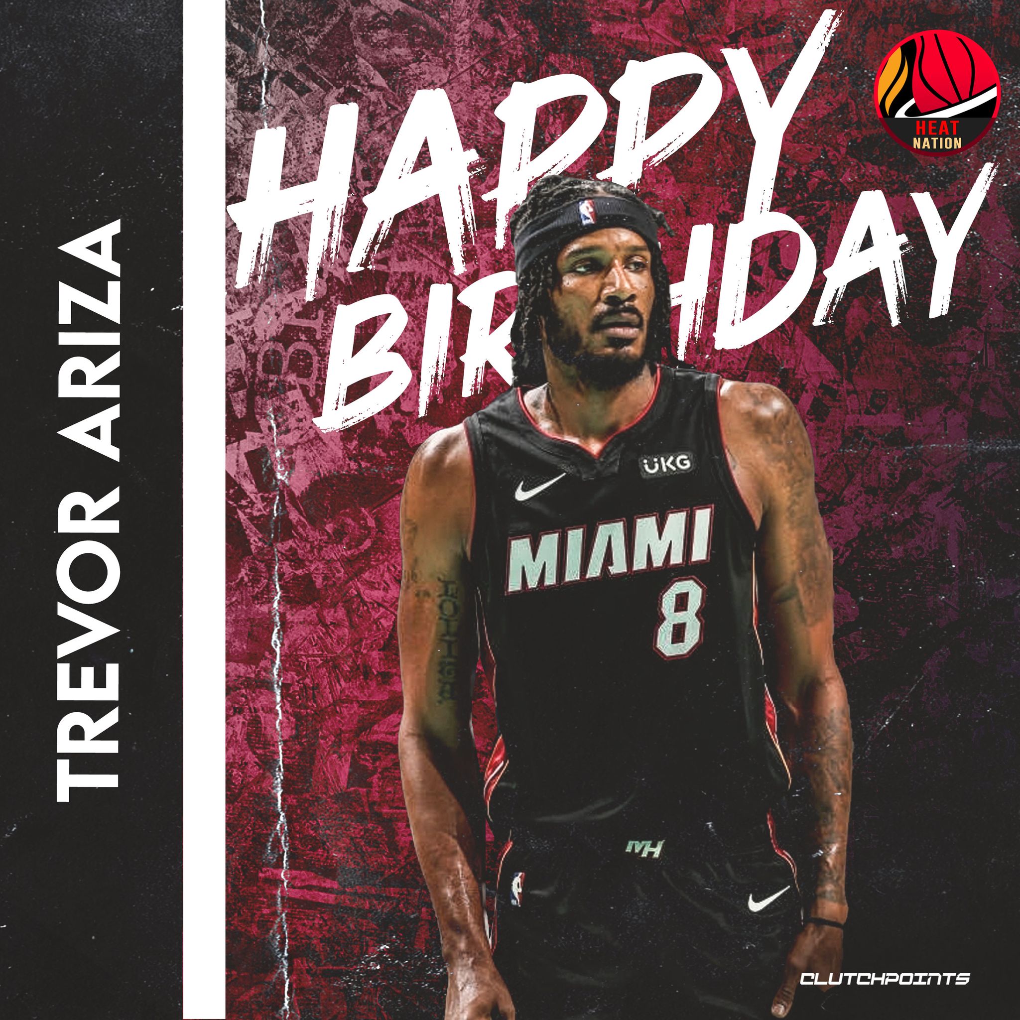 Heat Nation, let\s all greet Trevor Ariza a happy 36th birthday! 