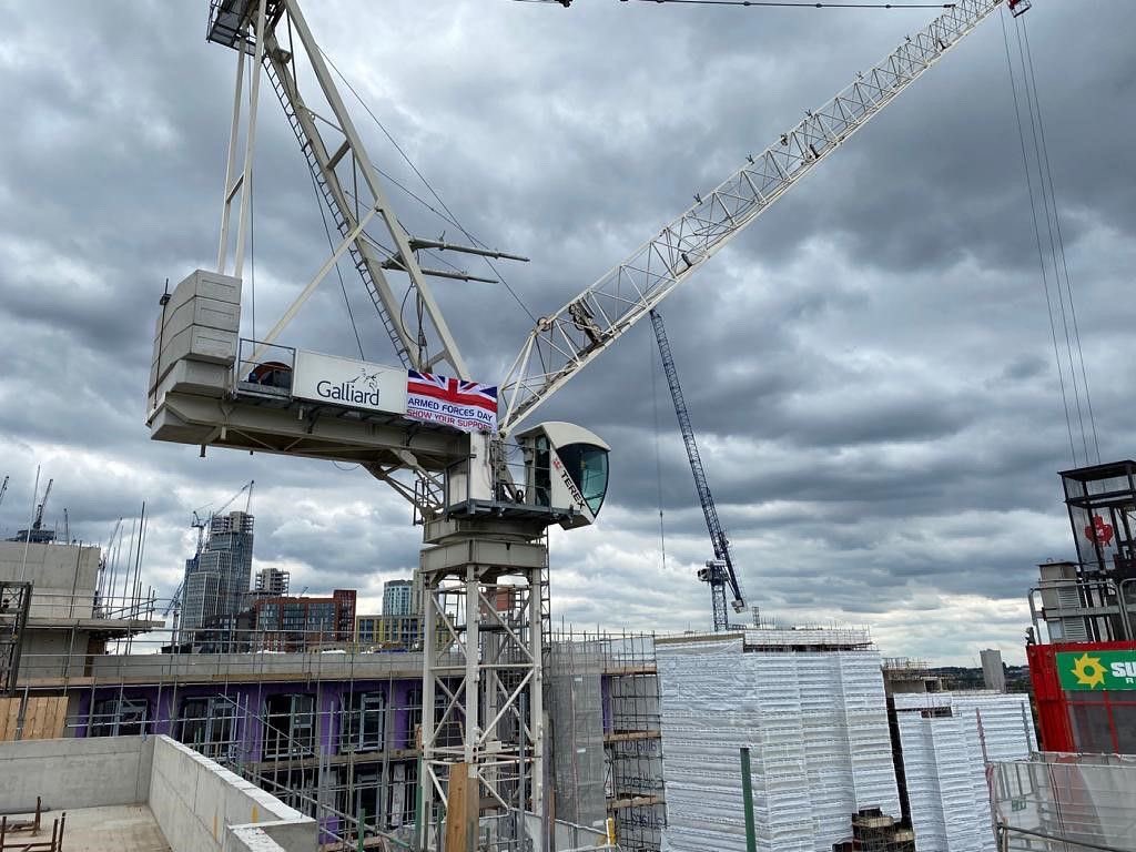 We are proud to be flying the flag in support of our Armed Forces.

#armedforcesweek #support #employerofchoice #nineelms #construction #futuretalent #opportunities #training #military #veteransemployment