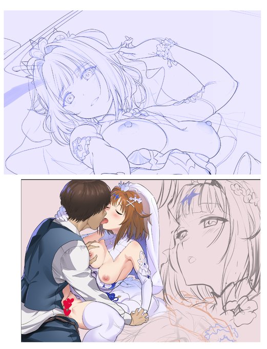 新規にドルフロ絵描いてるからちょ～っと待ってて。うまくいけば明日の夜もうひとつ投稿できるはず
#R18 