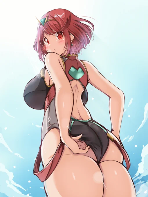 6月のラストお絵描き
暑い季節になりますので水着ホムラです。
#ゼノブレイド2 