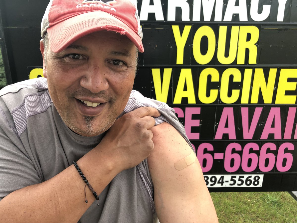 seanjasmins's tweet image. Got my second dose! Special thanks to Fairway River Pharmacy for getting me in so quickly. I&apos;m glad to be fully vaccinated and I&apos;m looking forward to rounding the corner on this thing.