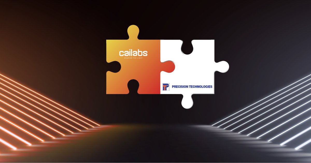 CAILabs's tweet image. [PRESS RELEASE] Cailabs is proud to announce a strategic partnership with Precision Technologies as our new distributor in Southern Asia for our CANUNDA product line. Read more: bit.ly/3y8pdNk
#partnership #distributor #optics #photonics #CANUNDA #beamshaping