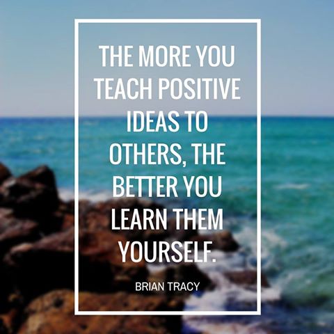 GundarsMinalgo's tweet photo. The more you teach #positive ideas to others, the better you learn them yourself. - Brian Tracy #lifetricks https://t.co/y8CvO0VPaJ