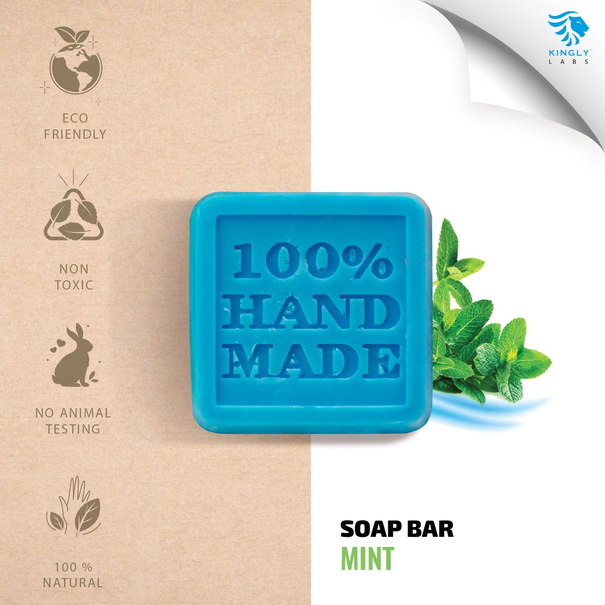 KinglyLabs's tweet photo. 🌱Refresh your mind with the smell of a sustainable MINT herb garden soap bar. 
👉Get in touch with us today for more information. service@wearekingly.com
 
#soap #handmade #skincare #natural #vegan #beauty #smallbusiness #organic #sustainable #promotional #noplasticisfantastic https://t.co/r4fga5sKYf