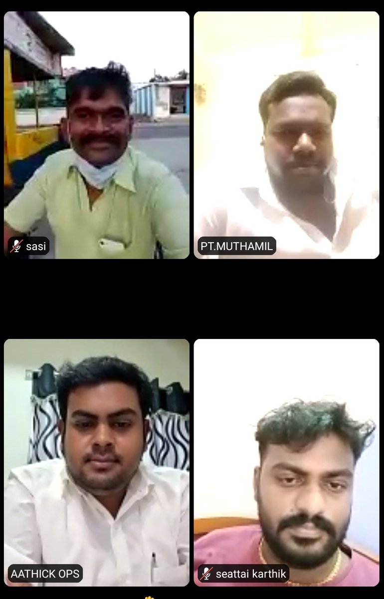 RamaAIADMK's tweet image. கோவை மண்டல கழக தகவல் தொழில்நுட்பப் பிரிவு மண்டல நிர்வாகிகள், மாவட்ட செயலாளர்கள் ஆலோசனைக் கூட்டம் Zoom App மூலம் இனிதே நடைபெற்றது. #TeamworkWorks