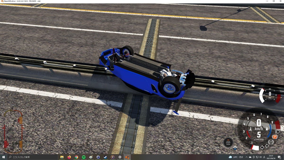 Collonman على تويتر Automation Steam Beamngdrive ゲーム Beamngで 高速車 で無理すると必ずこうなる 物理演算による 破壊形状は Beamngオリジナル車両のほうが リアルな壊れ方になる この車両はautomationで作ったため やや壊れ方が甘い T Co