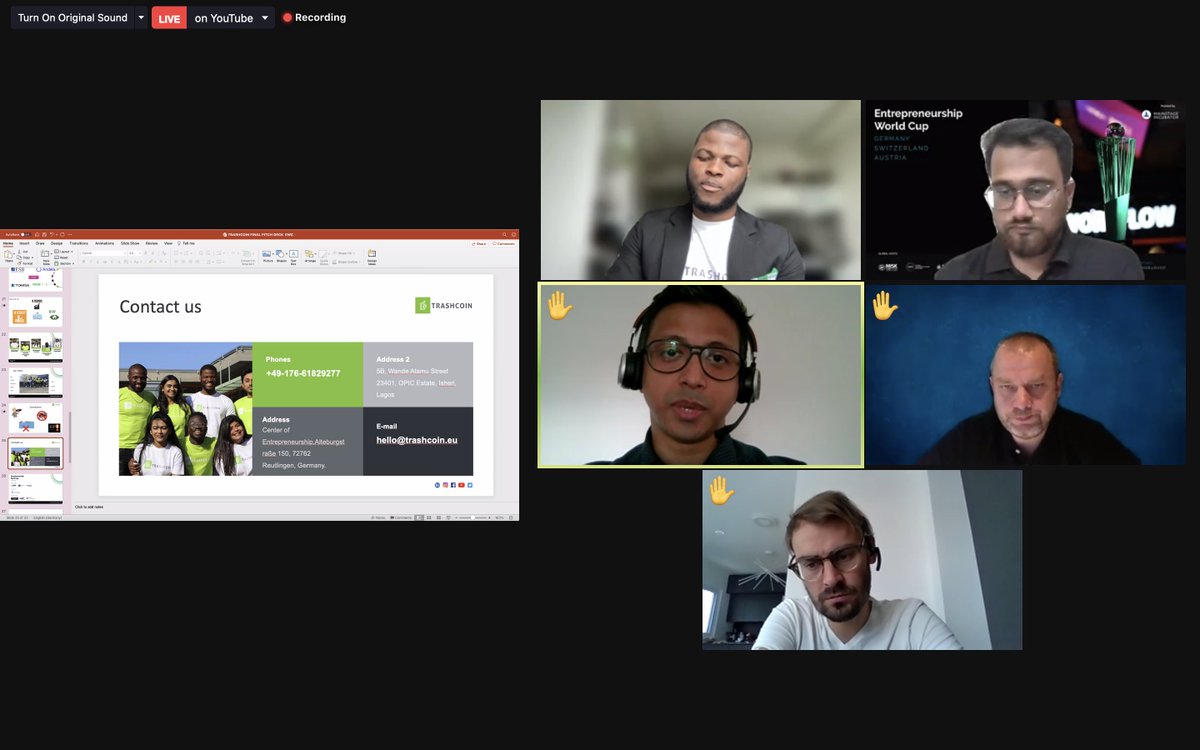 MainstageI's tweet photo. The final for the #EWC_DACH Region is now LIVE!

https://t.co/m3Kekoh1At

#EWC_DACH2021 #Startups #StartupCompetition #DACH #GermanStartups #StartupEcosystem #Funding #Investors #Entrepreneurs #EntrepreneurshipWorldCup #MainstageHub #Opportunity #MainstagexEWC #MainstageIncubator https://t.co/TwhqNnwkGK