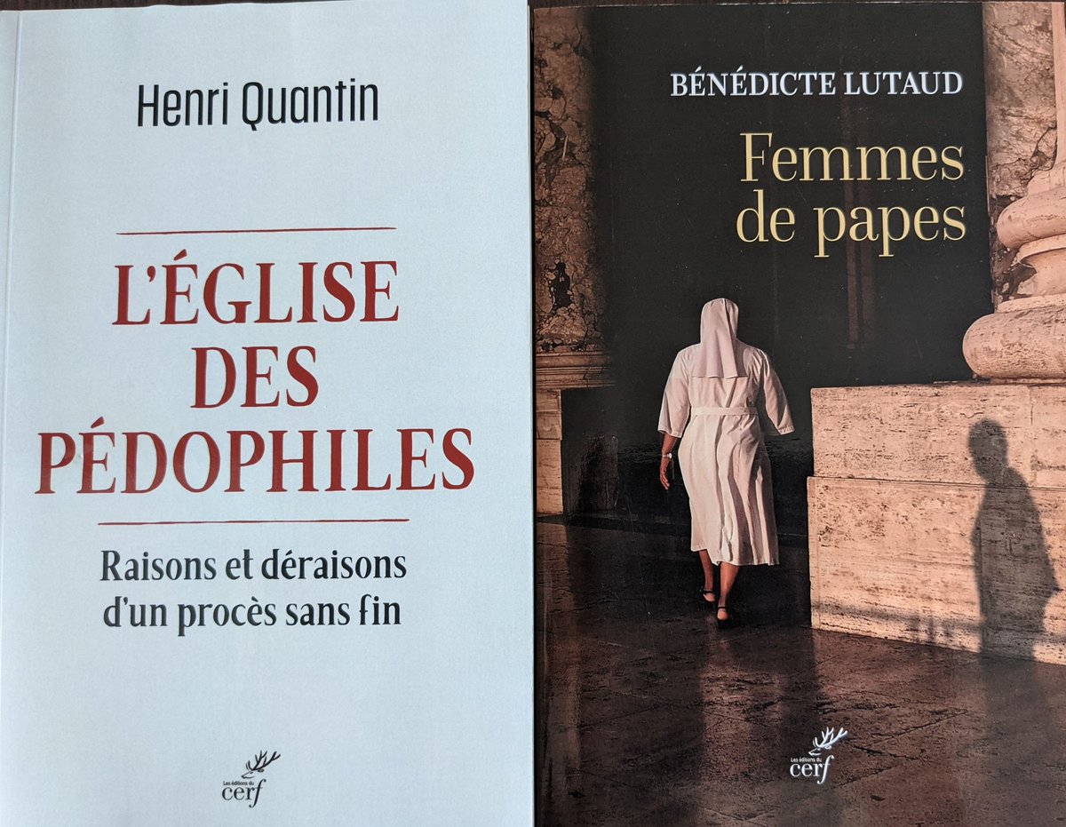 MDumont75's tweet photo. Lectures pour cet été ! @EditionsduCERF @benedictelutaud https://t.co/GXRECKlOTW