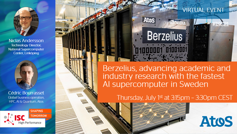 Learn how BerzeliUs, the fastest AI supercomputer in Sweden is advancing academic and industry research. Get insights in the #ISC21 session from #AI Distinguished Experts at <a href="/Atos/">Atos</a> and Linköping University > nvda.ws/2SApbys