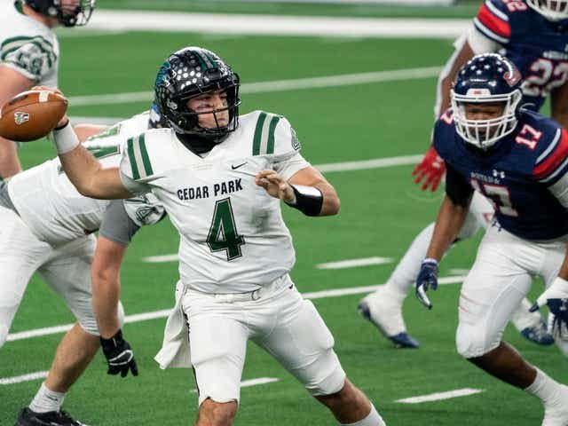 FizzRankings's tweet image. Top 10, 5A D1, 5-year dynasties:
6. Cedar Park ⭐️⭐️⭐️⭐️ (87 overall)
◦ Tradition ⭐️⭐️⭐️⭐️
◦ Coaching ⭐️⭐️⭐️⭐️
◦ Academics ⭐️⭐️⭐️⭐️

📸 @statesman