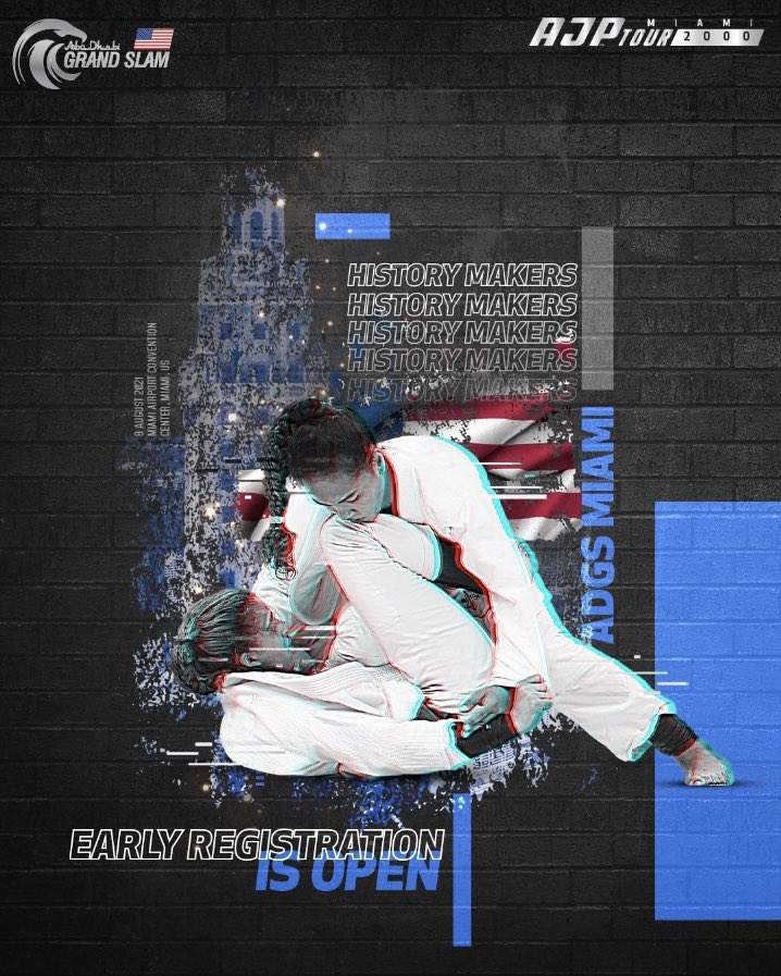 AJPTour's tweet photo. Save more! 
Early registration will close on 2nd of July

#AJPTour #AbuDhabiGrandSlam #ADGS #Oss #JiuJitsu #MMA #JiuJitsuLifestyle https://t.co/60s0rW0Ddr