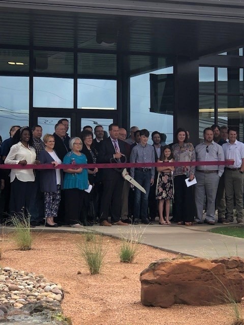 SPAG_TX's tweet photo. Big thank you and congratulations to SPARTAN for inviting us to the grand opening for their new Rural Mobility Center in Levelland, TX! @FTA_DOT @TxDOT #SPARTANPublicTransportation #SPCAA https://t.co/m7ZeKOf7I0
