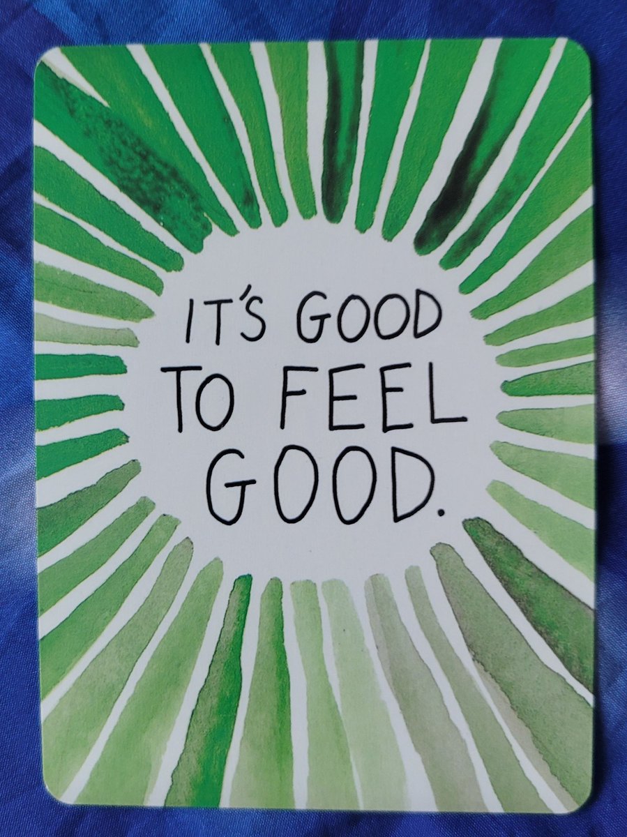 TransPend's tweet photo. Good morning and happy Wednesday kittens, it's time for the #DailyTarotDraw! Today's card is... "It's Good To Feel Good!" Find out how today's card will affect your Wednesday at https://t.co/GC0NbxODLv! https://t.co/9foQhXxVBi