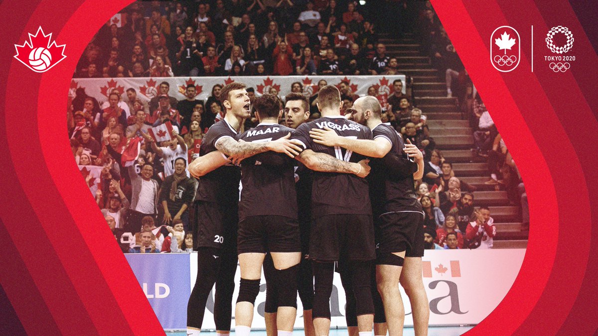 Ready, set, spike 💥🏐

For the first time ever, #TeamCanada will be competing in back-to-back men’s Olympic volleyball tournaments 🙌

Captain <a href="/Gord_Perrin/">John Gordon Perrin</a> will lead a team of 12 players to Tokyo 2020 💪

Details ➡️ bit.ly/3h6uRcV