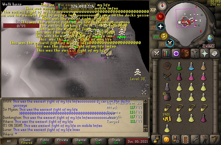 playdeadclan's tweet image. Tonight proved EXACTLY why we are the kings of EST (and aest too 😉) @DeathrowRS you’re gonna need more clans that lowly @OSRS_VR to outlast #PD 

Topic: playdead-rs.com/index.php?/top…