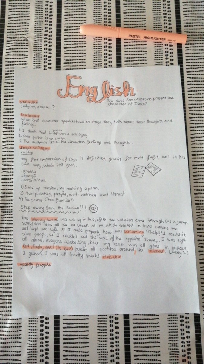 ElisaLoghin's tweet photo. My english work for today!!! Period 5 and 6! Thank you for the lesson. ✨😁
@AldersleyEng @MrsEMEnglish1 https://t.co/tfkpEOoW9Z