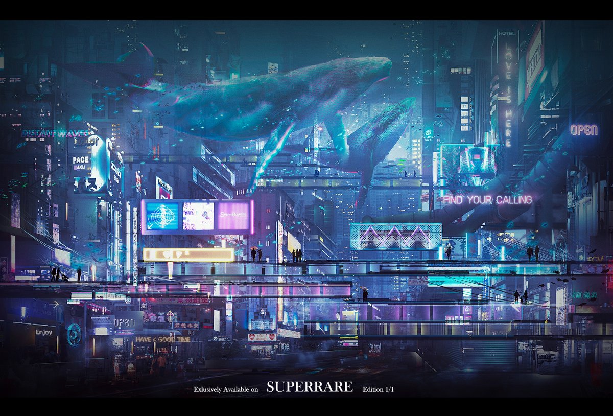 DongluYu's tweet photo. "Blue Night" is now available exclusively on @SuperRare 💎1 of 1 edition 💎
The winner collector will also receive an unique signed metal print of the artwork.
https://t.co/2r3IdFgvD0 https://t.co/O4NsAbbT79