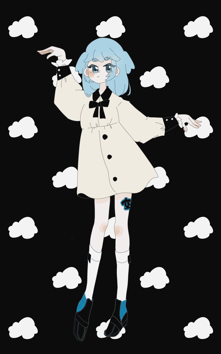 #今月描いた絵を晒そう
てってれ〜☔️ 