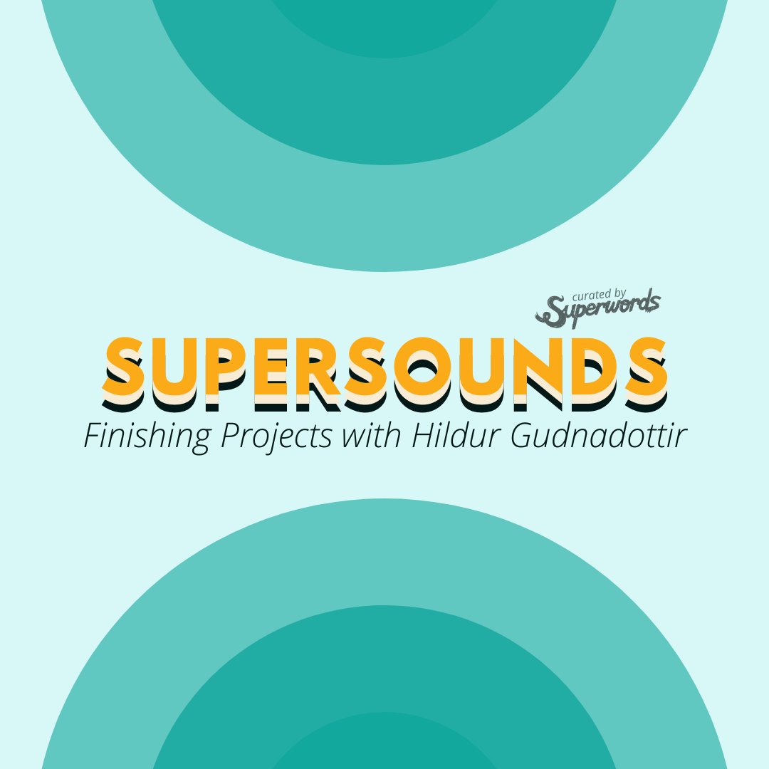On this next installment of #Supersounds, use the epic soundtracks of Hildur Gudnadóttir to finish your current project!