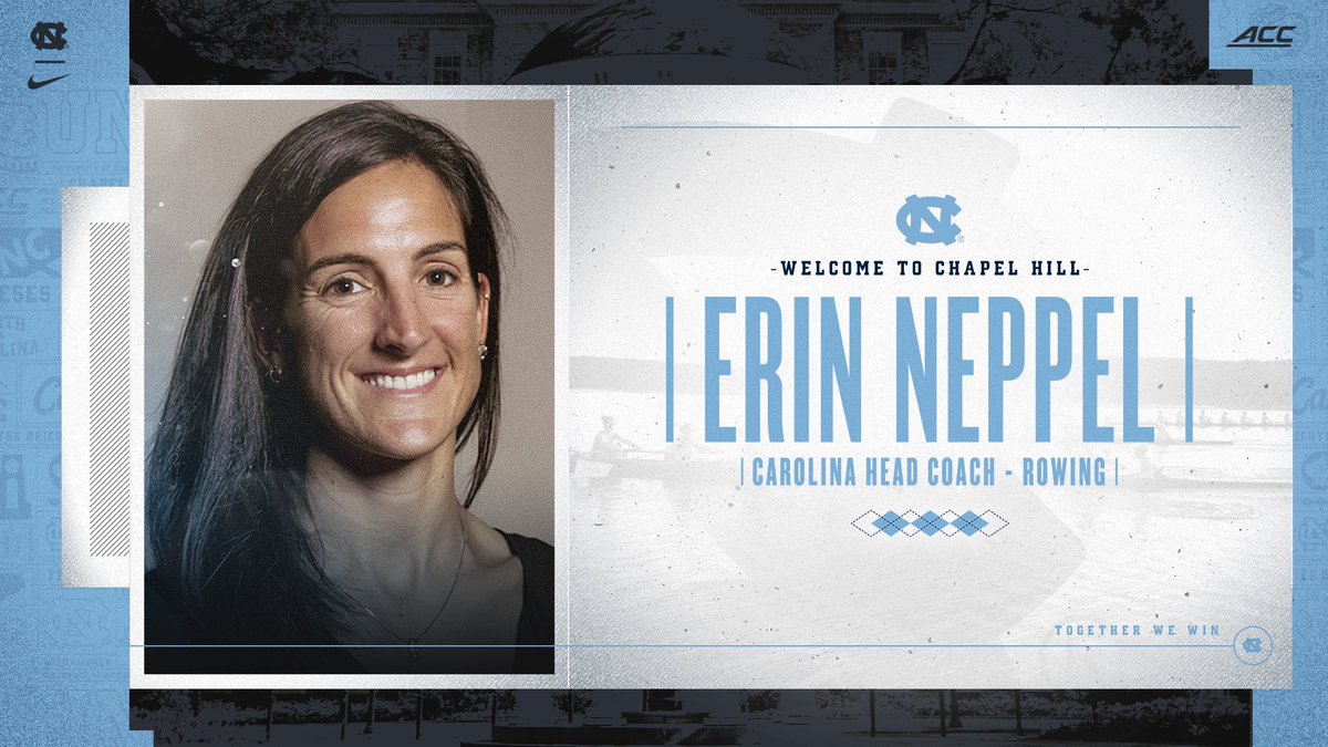 UNCRowing's tweet photo. Carolina Rowing welcomes home Tar Heel All-America Erin Neppel as its next head coach. https://t.co/grIbvNLSYh https://t.co/C3Yqd2Xrwe