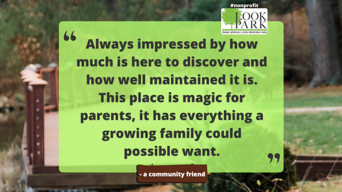 “Walking, jogging, biking, picnicking, frisbee, mini train ride, swings, ice cream, ducks, pedal boats… you must visit!” - a community friend

Have you left a review for Look Park yet? We'd love to hear your feedback! More here: ow.ly/pK8650FhR3O