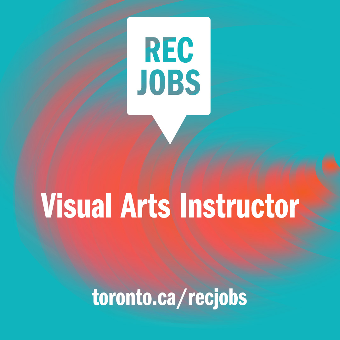TorontoPFR's tweet photo. We’re hiring a Visual Arts Instructor (Turtle Island Art North York District) who will plan, organize, and instruct Visual Arts programs for a variety of ages.

Apply online: https://t.co/X72zR7Y9sl 

#JobAlert #RecJobs https://t.co/EUVrscCoTL