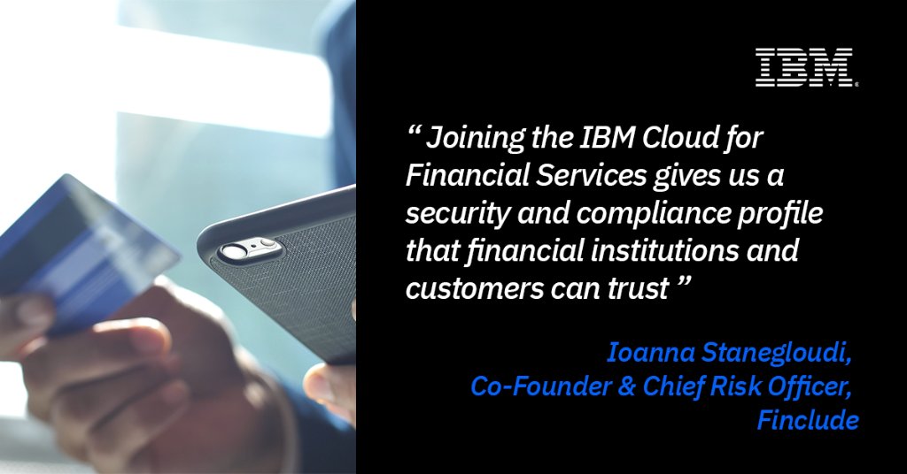 IBM United Kingdom and Ireland (@ibmuki) on Twitter photo Did you know 58M Europeans can’t access credit? But <a href="/FincludeAI/">Finclude (fka. Verge.Capital)</a> is changing that and joining the #IBMCloud for Financial Services to help achieve it.
Find out more. 👉 ibm.co/3w8WR3Q
Join #startups like Finclude today. 👉 ibm.co/3A9yAhD Did you know 58M Europeans can’t access credit? But <a href="/FincludeAI/">Finclude (fka. Verge.Capital)</a> is changing that and joining the #IBMCloud for Financial Services to help achieve it.
Find out more. 👉 ibm.co/3w8WR3Q
Join #startups like Finclude today. 👉 ibm.co/3A9yAhD